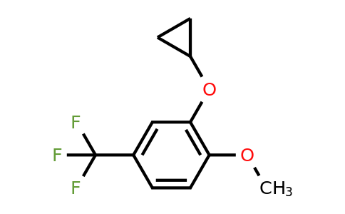 2-Cyclopropoxy-1-methoxy-4-(trifluoromethyl)benzene