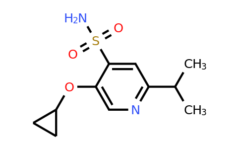 CAS 1243370-98-0 | 5-Cyclopropoxy-2-isopropylpyridine-4-sulfonamide