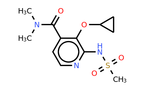 CAS 1243371-00-7 | 3-Cyclopropoxy-N,n-dimethyl-2-(methylsulfonamido)isonicotinamide