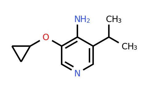 CAS 1243371-01-8 | 3-Cyclopropoxy-5-(propan-2-YL)pyridin-4-amine