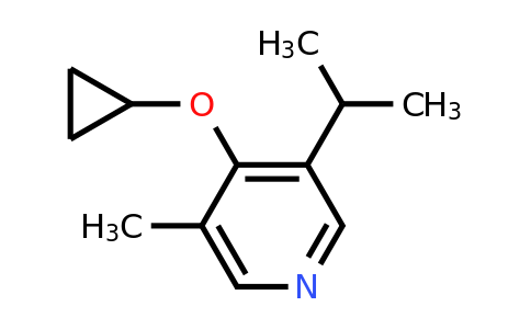 CAS 1243371-02-9 | 4-Cyclopropoxy-3-isopropyl-5-methylpyridine