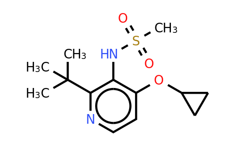 CAS 1243371-03-0 | N-(2-tert-butyl-4-cyclopropoxypyridin-3-YL)methanesulfonamide