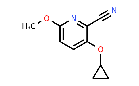 CAS 1243371-04-1 | 3-Cyclopropoxy-6-methoxypicolinonitrile