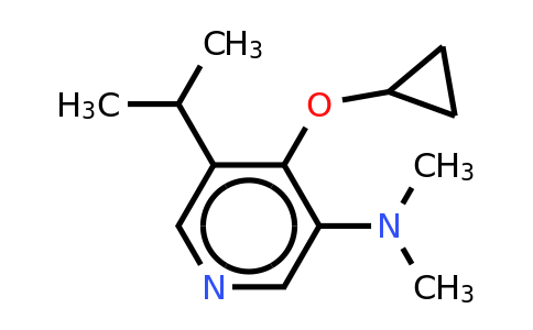 CAS 1243371-12-1 | 4-Cyclopropoxy-5-isopropyl-N,n-dimethylpyridin-3-amine