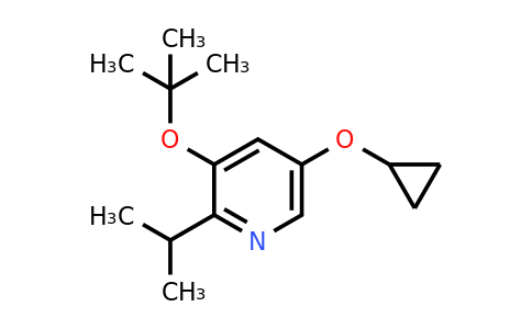 CAS 1243371-15-4 | 3-Tert-butoxy-5-cyclopropoxy-2-isopropylpyridine