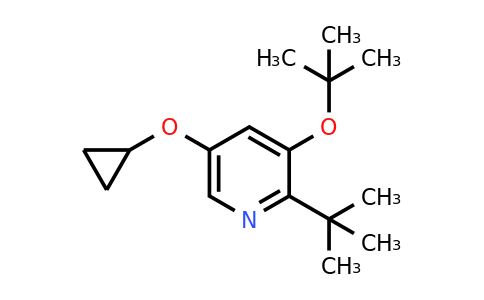 CAS 1243371-22-3 | 3-Tert-butoxy-2-tert-butyl-5-cyclopropoxypyridine