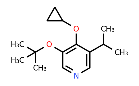 CAS 1243371-24-5 | 3-Tert-butoxy-4-cyclopropoxy-5-isopropylpyridine