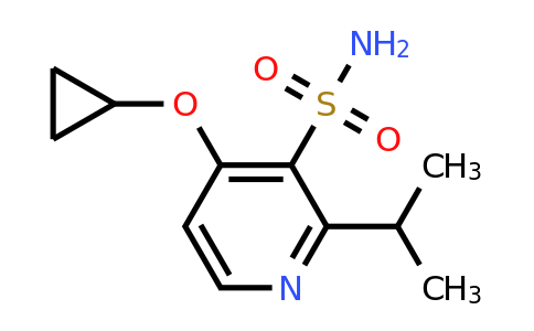 CAS 1243371-28-9 | 4-Cyclopropoxy-2-isopropylpyridine-3-sulfonamide