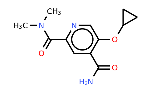 CAS 1243371-35-8 | 5-Cyclopropoxy-N2,N2-dimethylpyridine-2,4-dicarboxamide