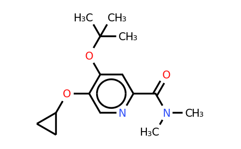 CAS 1243371-38-1 | 4-Tert-butoxy-5-cyclopropoxy-N,n-dimethylpicolinamide