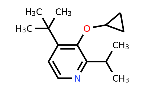 CAS 1243371-40-5 | 4-Tert-butyl-3-cyclopropoxy-2-isopropylpyridine