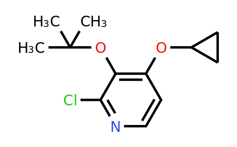 CAS 1243371-41-6 | 3-Tert-butoxy-2-chloro-4-cyclopropoxypyridine