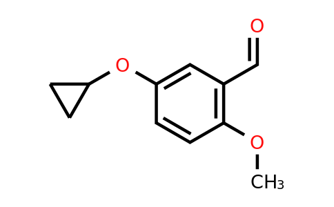CAS 1243371-42-7 | 5-Cyclopropoxy-2-methoxybenzaldehyde