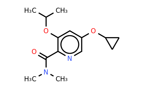 CAS 1243371-46-1 | 5-Cyclopropoxy-3-isopropoxy-N,n-dimethylpicolinamide