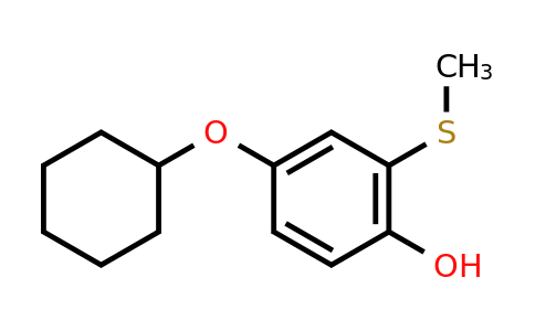 CAS 1243371-47-2 | 4-(Cyclohexyloxy)-2-(methylthio)phenol