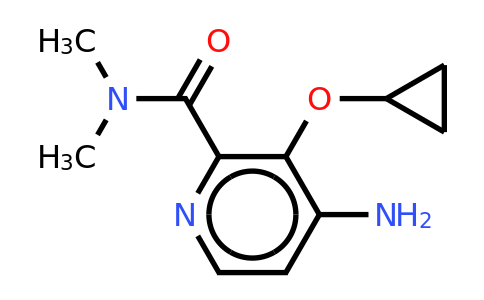 CAS 1243371-49-4 | 4-Amino-3-cyclopropoxy-N,n-dimethylpicolinamide
