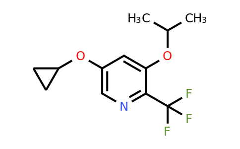 CAS 1243371-51-8 | 5-Cyclopropoxy-3-isopropoxy-2-(trifluoromethyl)pyridine