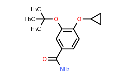 CAS 1243371-53-0 | 3-Tert-butoxy-4-cyclopropoxybenzamide