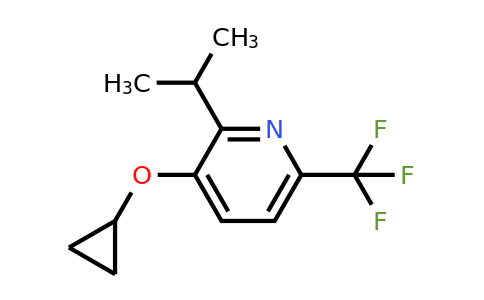 CAS 1243371-63-2 | 3-Cyclopropoxy-2-isopropyl-6-(trifluoromethyl)pyridine