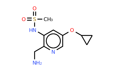 CAS 1243371-64-3 | N-(2-(aminomethyl)-5-cyclopropoxypyridin-3-YL)methanesulfonamide