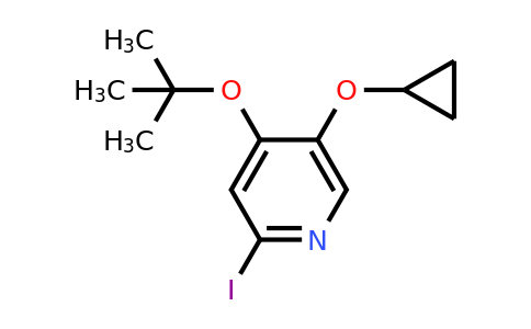 CAS 1243371-67-6 | 4-Tert-butoxy-5-cyclopropoxy-2-iodopyridine