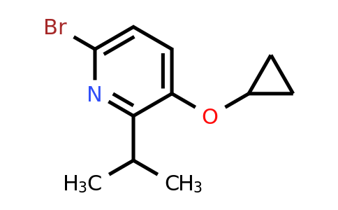 CAS 1243371-68-7 | 6-Bromo-3-cyclopropoxy-2-(propan-2-YL)pyridine