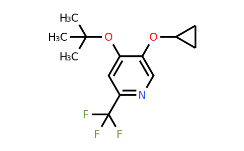 4-Tert-butoxy-5-cyclopropoxy-2-(trifluoromethyl)pyridine