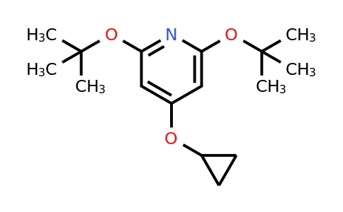 CAS 1243371-76-7 | 2,6-DI-Tert-butoxy-4-cyclopropoxypyridine