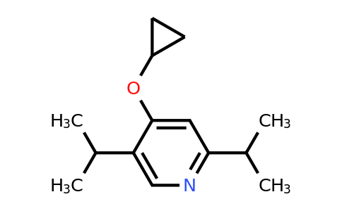 CAS 1243371-79-0 | 4-Cyclopropoxy-2,5-diisopropylpyridine