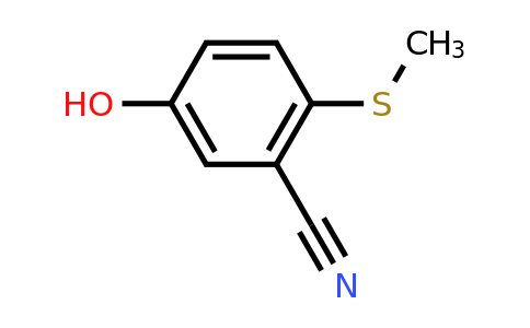 CAS 1243371-81-4 | 5-Hydroxy-2-(methylsulfanyl)benzonitrile