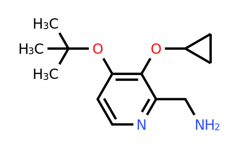 CAS 1243371-85-8 | (4-Tert-butoxy-3-cyclopropoxypyridin-2-YL)methanamine
