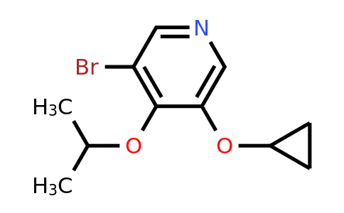 CAS 1243371-87-0 | 3-Bromo-5-cyclopropoxy-4-isopropoxypyridine