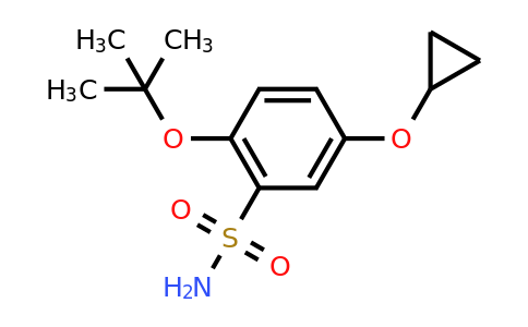 CAS 1243371-91-6 | 2-Tert-butoxy-5-cyclopropoxybenzenesulfonamide