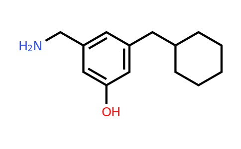 CAS 1243372-01-1 | 3-(Aminomethyl)-5-(cyclohexylmethyl)phenol