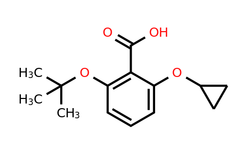 CAS 1243372-05-5 | 2-Tert-butoxy-6-cyclopropoxybenzoic acid
