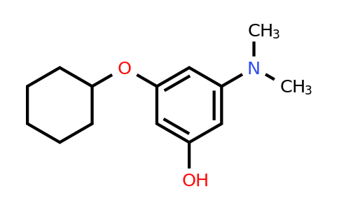 CAS 1243372-12-4 | 3-(Cyclohexyloxy)-5-(dimethylamino)phenol