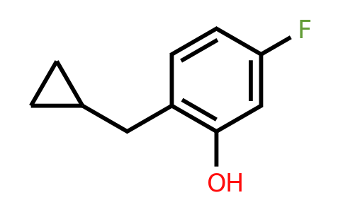 CAS 1243372-14-6 | 2-(Cyclopropylmethyl)-5-fluorophenol