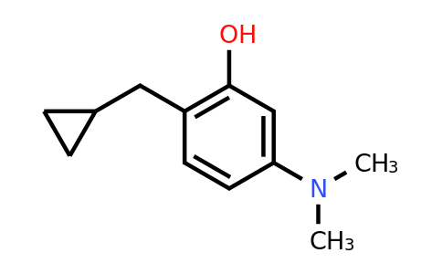 CAS 1243372-17-9 | 2-(Cyclopropylmethyl)-5-(dimethylamino)phenol