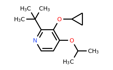 CAS 1243372-18-0 | 2-Tert-butyl-3-cyclopropoxy-4-isopropoxypyridine
