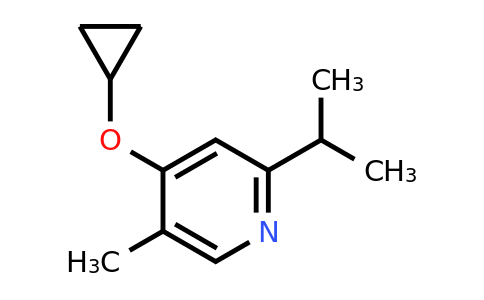 CAS 1243372-20-4 | 4-Cyclopropoxy-2-isopropyl-5-methylpyridine