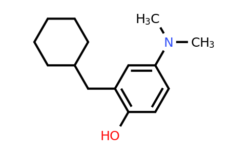 CAS 1243372-22-6 | 2-(Cyclohexylmethyl)-4-(dimethylamino)phenol