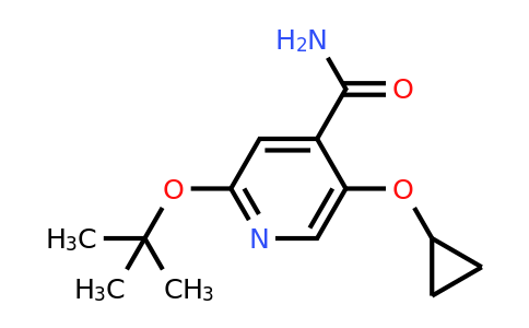 CAS 1243372-24-8 | 2-Tert-butoxy-5-cyclopropoxyisonicotinamide