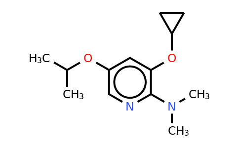 CAS 1243372-27-1 | 3-Cyclopropoxy-5-isopropoxy-N,n-dimethylpyridin-2-amine