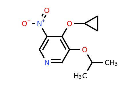 CAS 1243372-32-8 | 4-Cyclopropoxy-3-isopropoxy-5-nitropyridine