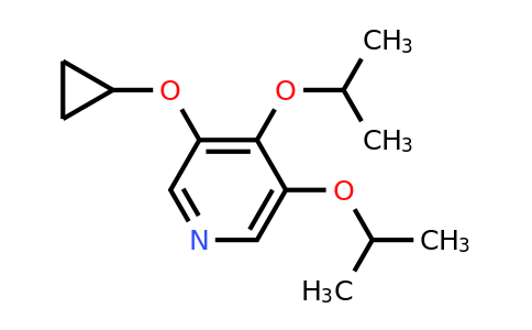 CAS 1243372-36-2 | 3-Cyclopropoxy-4,5-diisopropoxypyridine