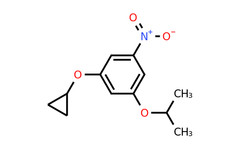CAS 1243372-39-5 | 1-Cyclopropoxy-3-isopropoxy-5-nitrobenzene