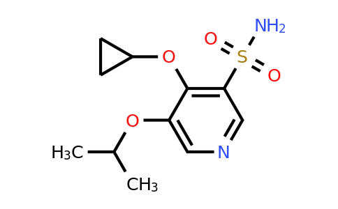 CAS 1243372-41-9 | 4-Cyclopropoxy-5-isopropoxypyridine-3-sulfonamide