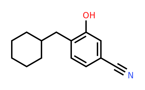 CAS 1243372-48-6 | 4-(Cyclohexylmethyl)-3-hydroxybenzonitrile