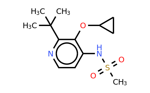 CAS 1243372-50-0 | N-(2-tert-butyl-3-cyclopropoxypyridin-4-YL)methanesulfonamide