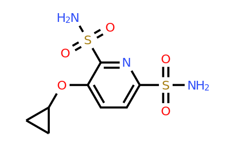 CAS 1243372-51-1 | 3-Cyclopropoxypyridine-2,6-disulfonamide